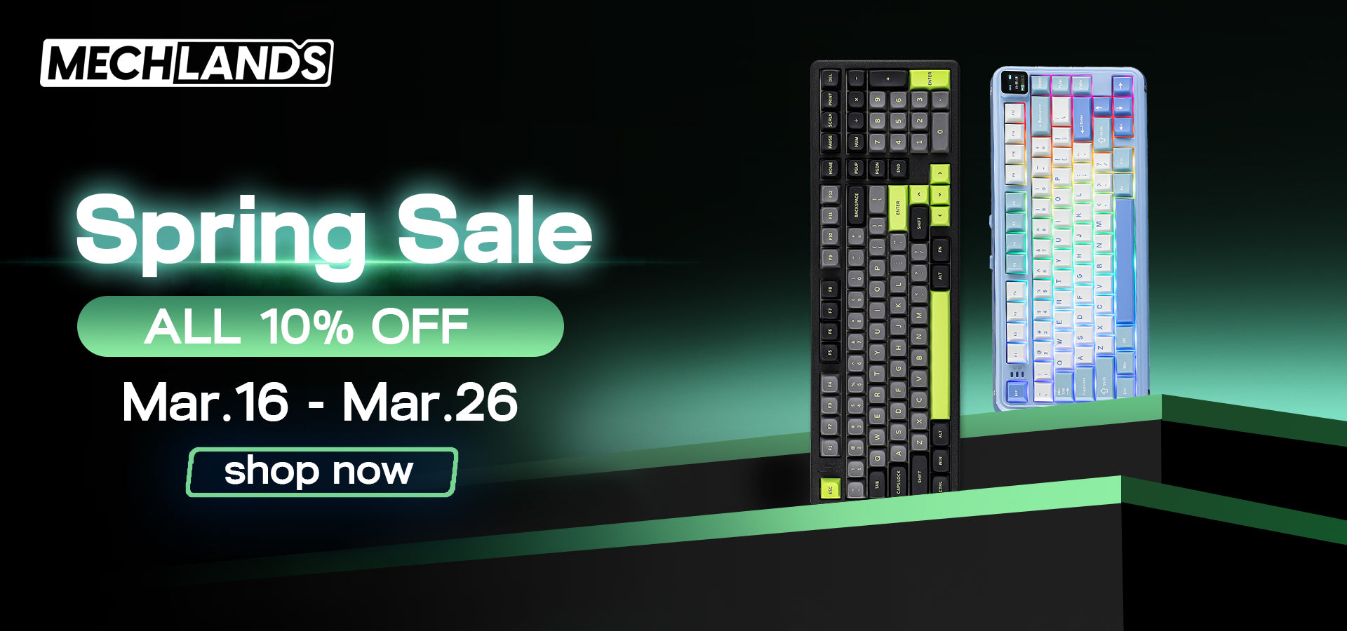 The Ultimate Keyboard Upgrade at MechLands Spring Sale!
