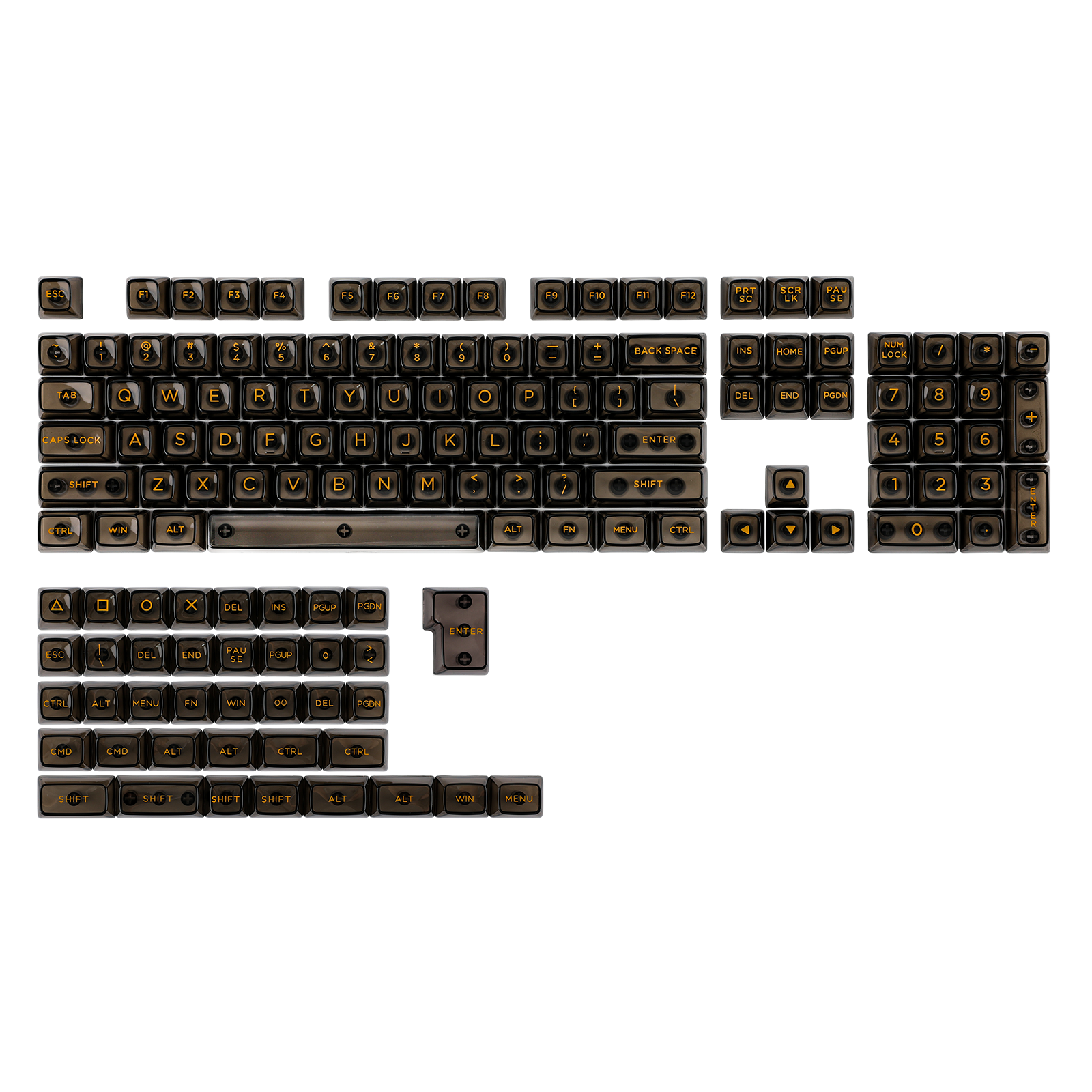 KiiBOOM Transparent PC Keycaps