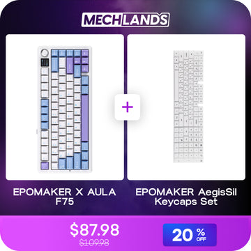 Epomaker x AULA F75 + EPOMAKER AegisSil Keycaps Set Bundle