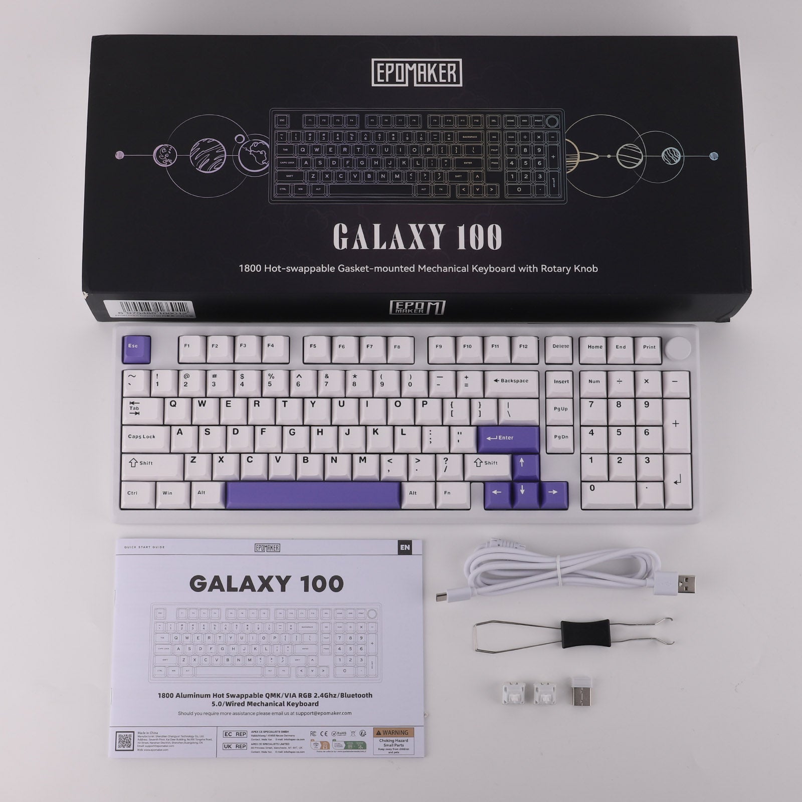 Epomaker Galaxy100 QMK/VIA – MechLands