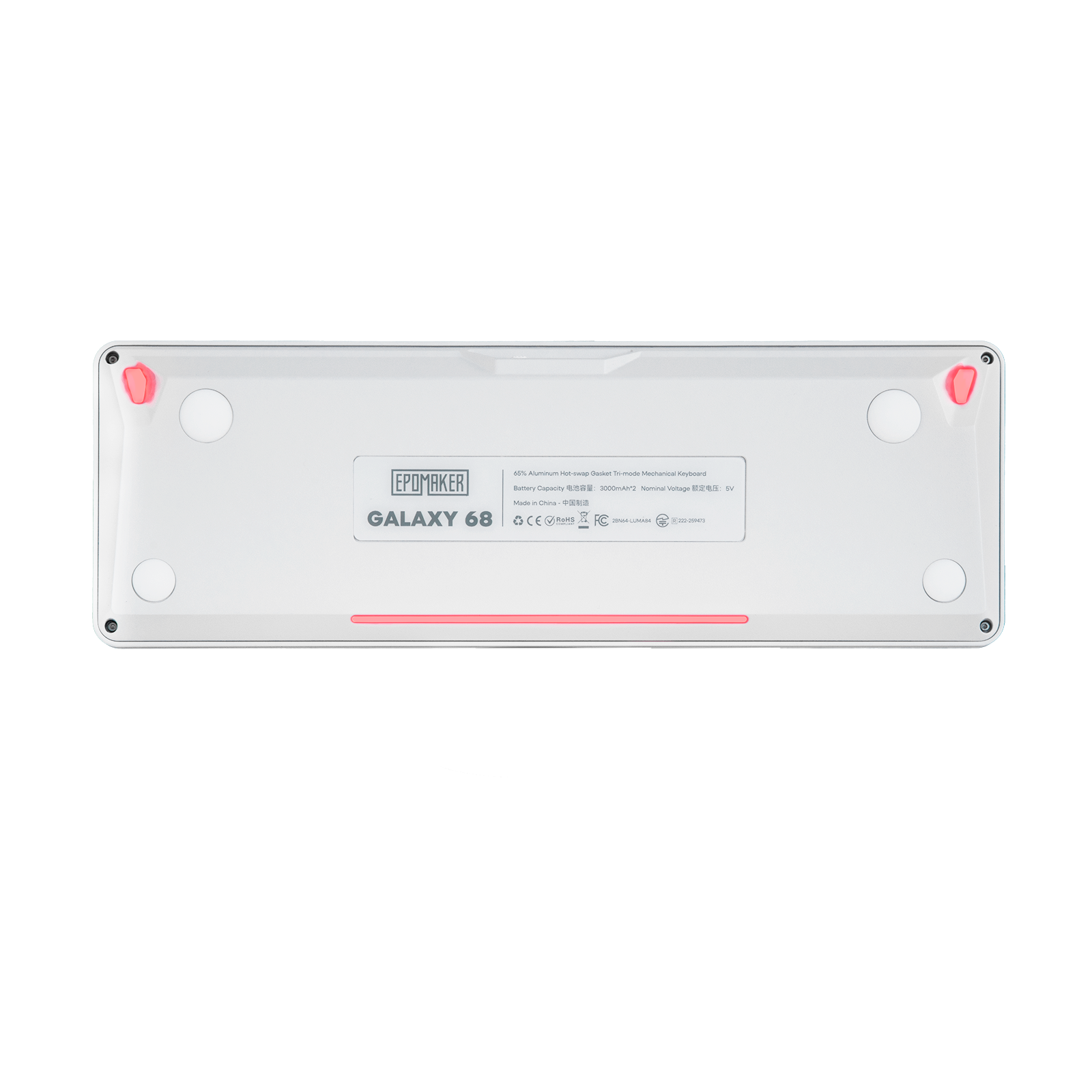 Epomaker Galaxy68 (Marble White Switch) + Epomaker Click Lite Mouse Bundle