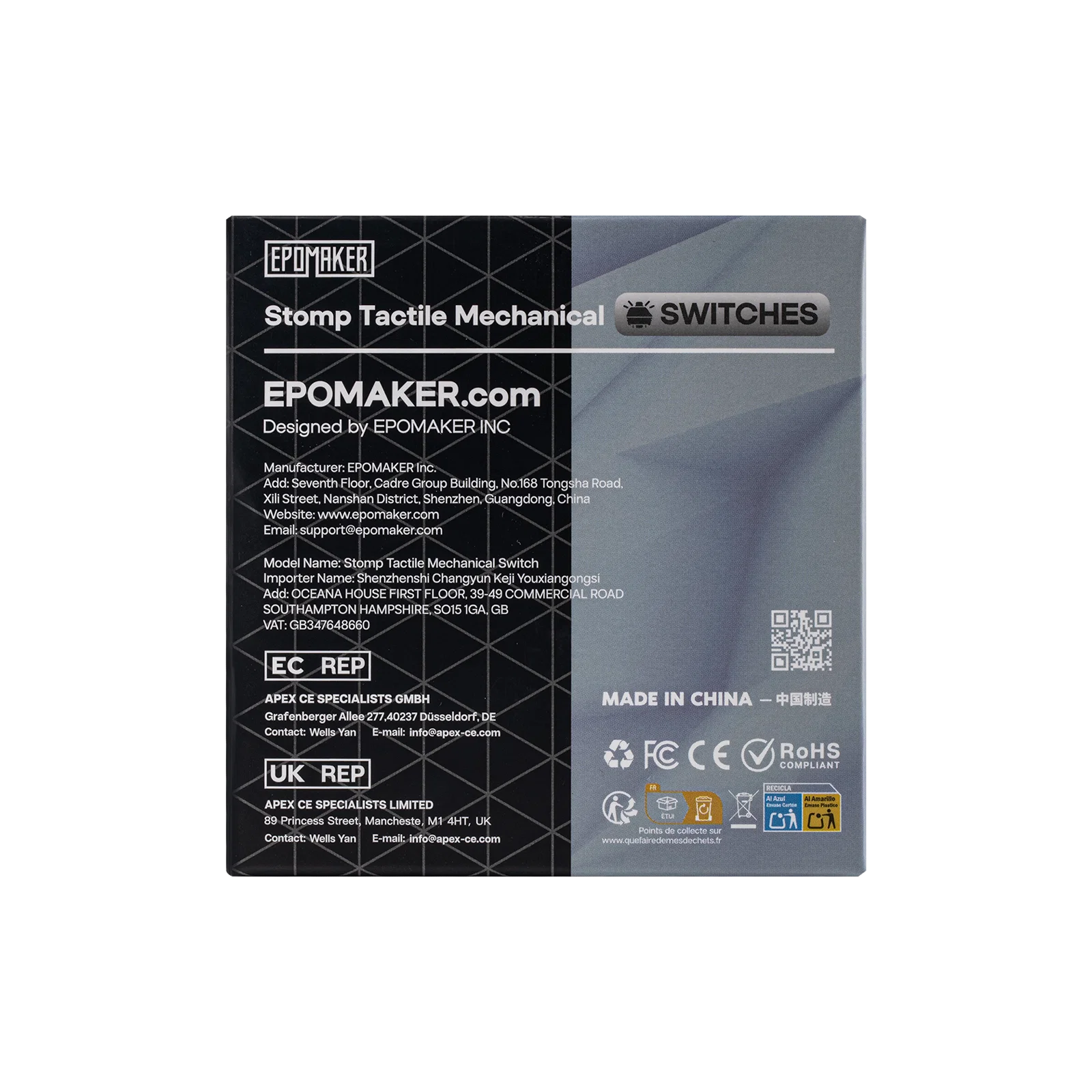 EPOMAKER Stomp Tactile Switch Set