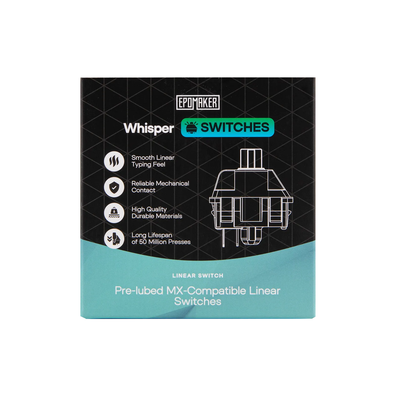EPOMAKER Whisper Linear Switch Set