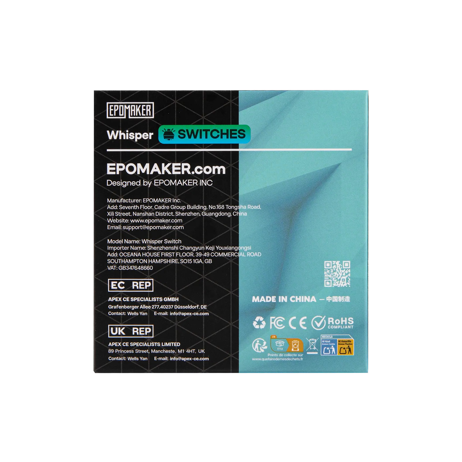 EPOMAKER Whisper Linear Switch Set
