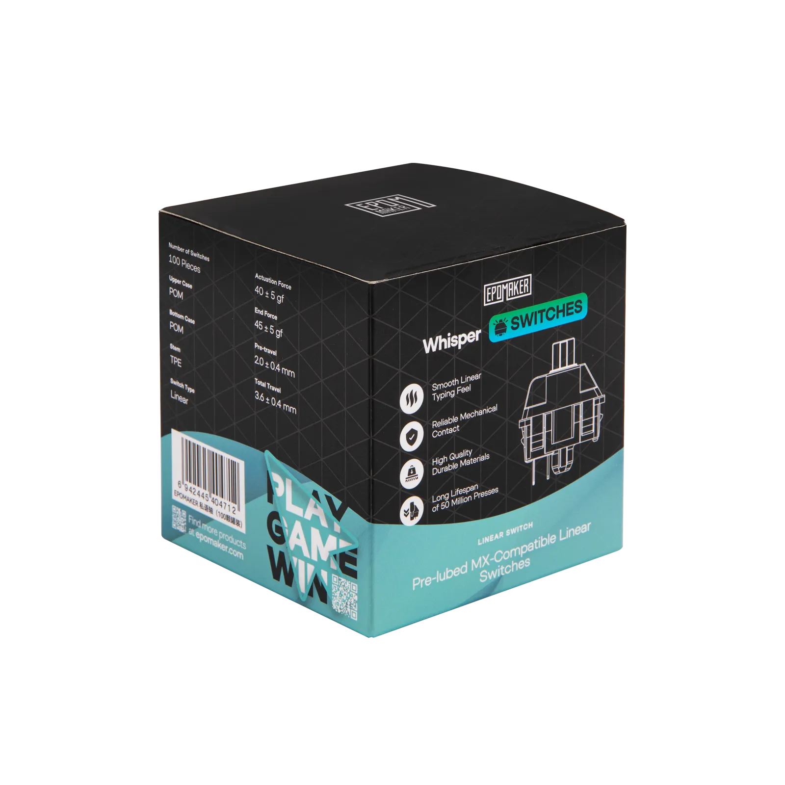 EPOMAKER Whisper Linear Switch Set