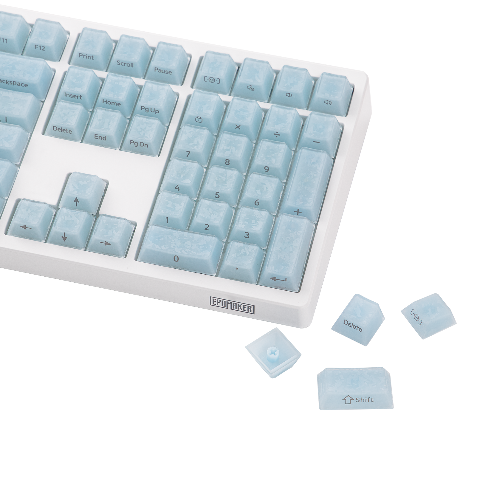 EPOMAKER Frost Jelly Keycaps Set