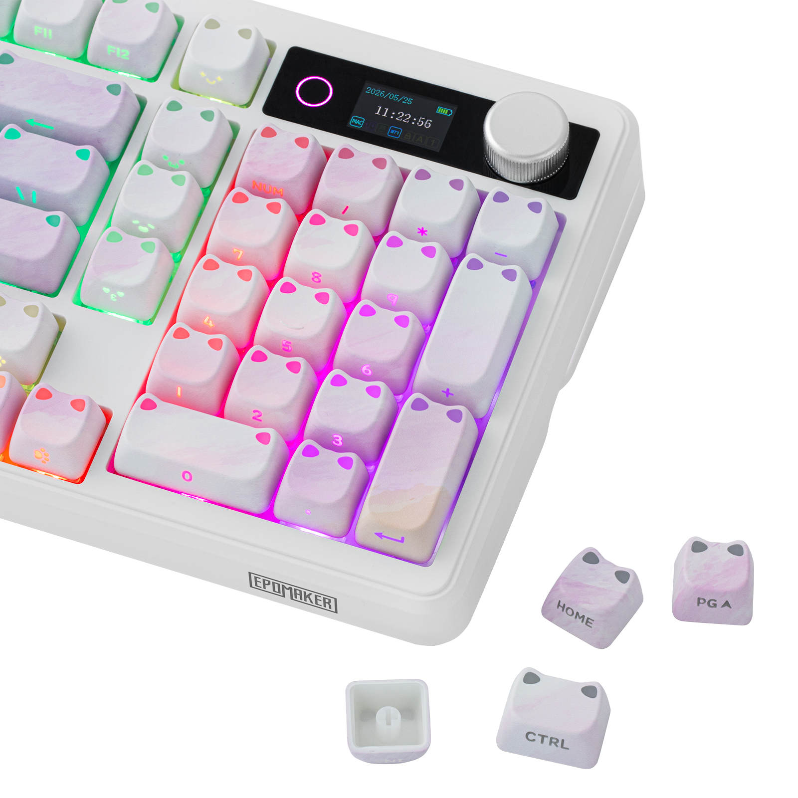 EPOMAKER Shimmeow Keycap Set