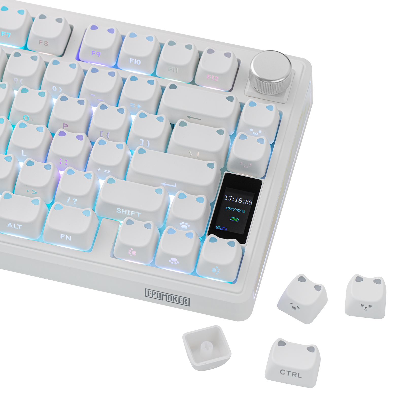 EPOMAKER Shimmeow Keycap Set