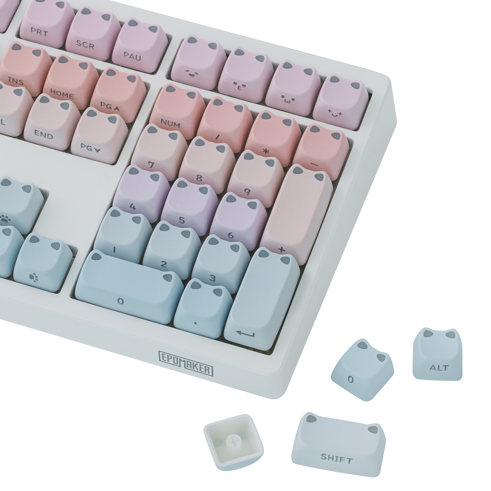 EPOMAKER Shimmeow Keycap Set