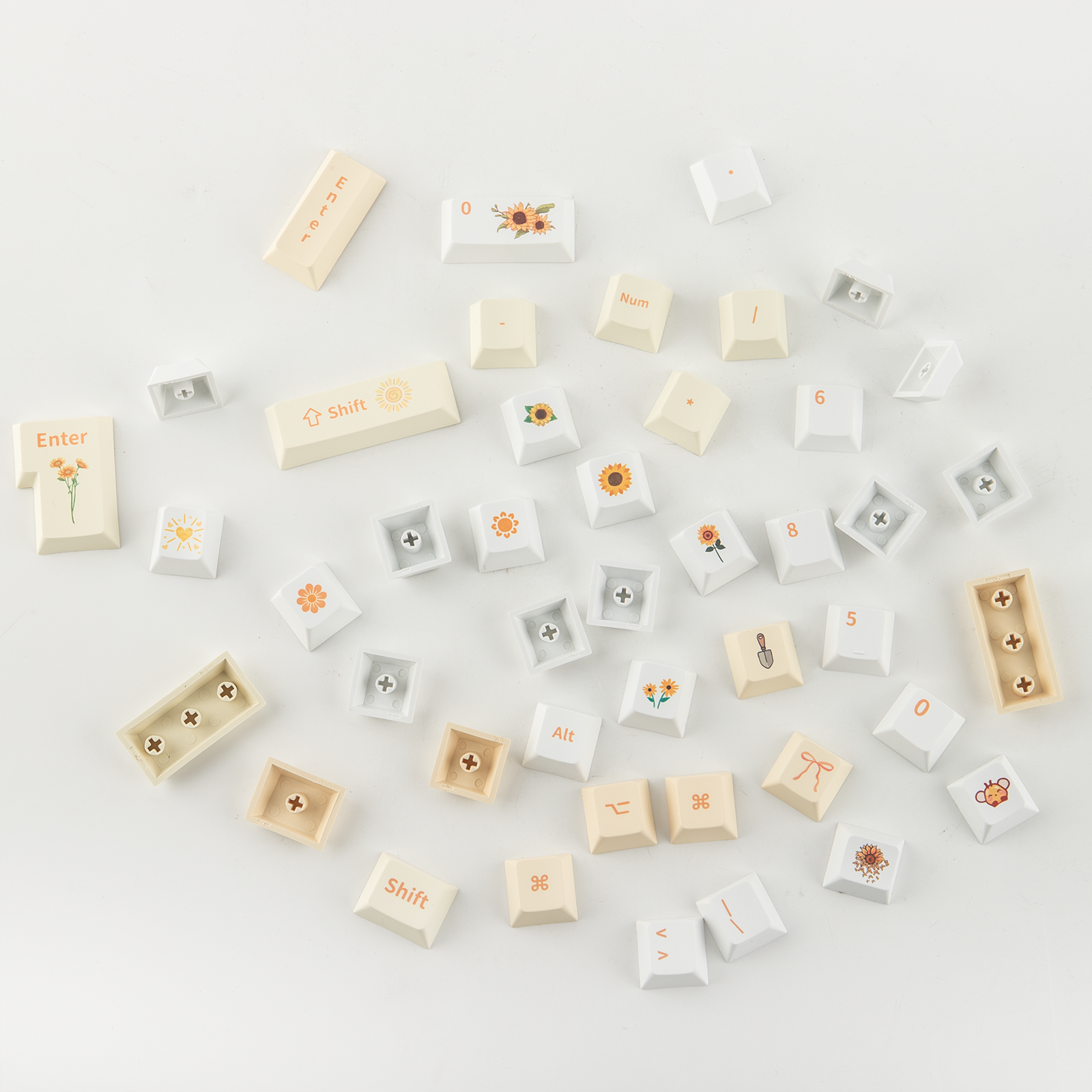 EPOMAKER Sunflower PBT Keycaps Set