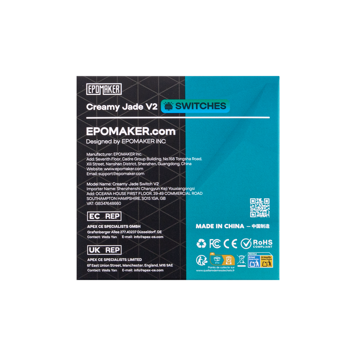 EPOMAKER Creamy Jade V2 Switch Set