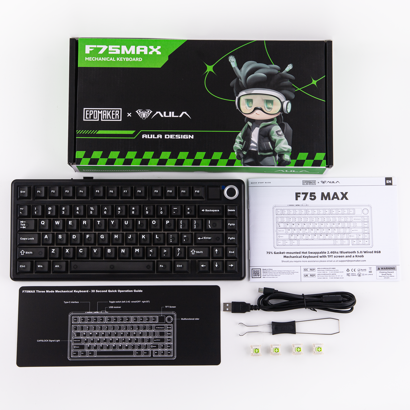 EPOMAKER X AULA F75 Max – MechLands