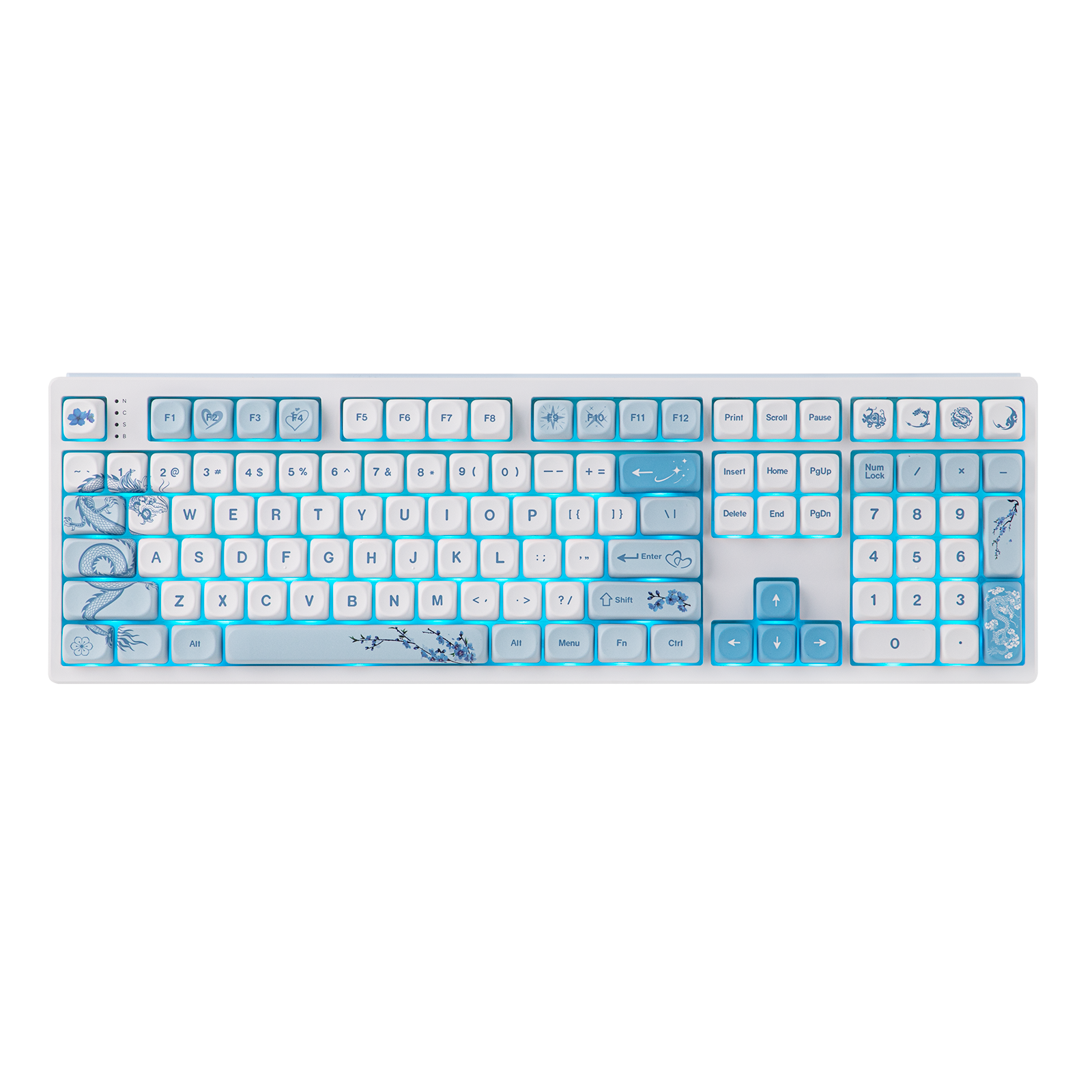 EPOMAKER x LINDSEYSZN Azure Dragon SZN Keycaps Set