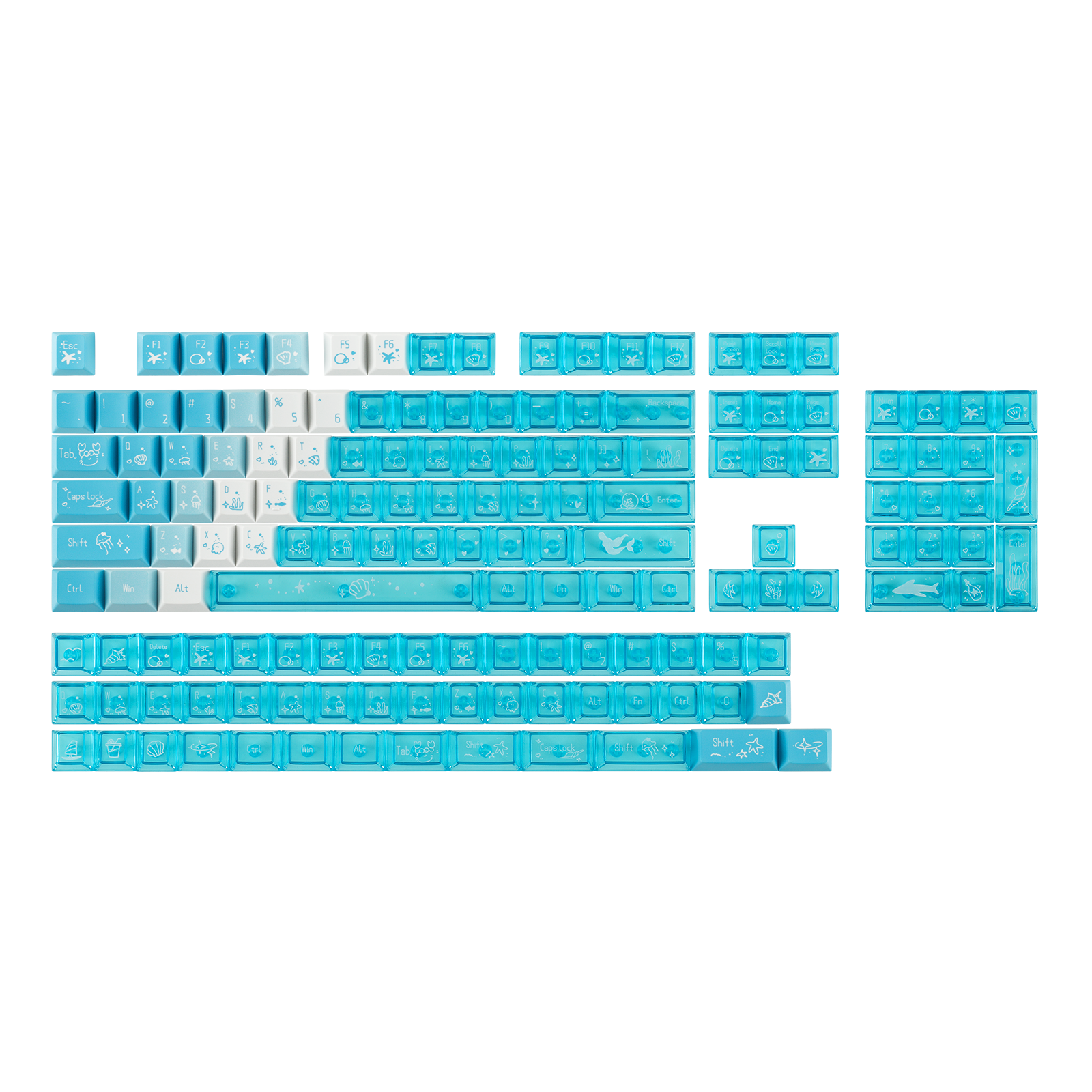 Epomaker DuoChrome Keycaps Set