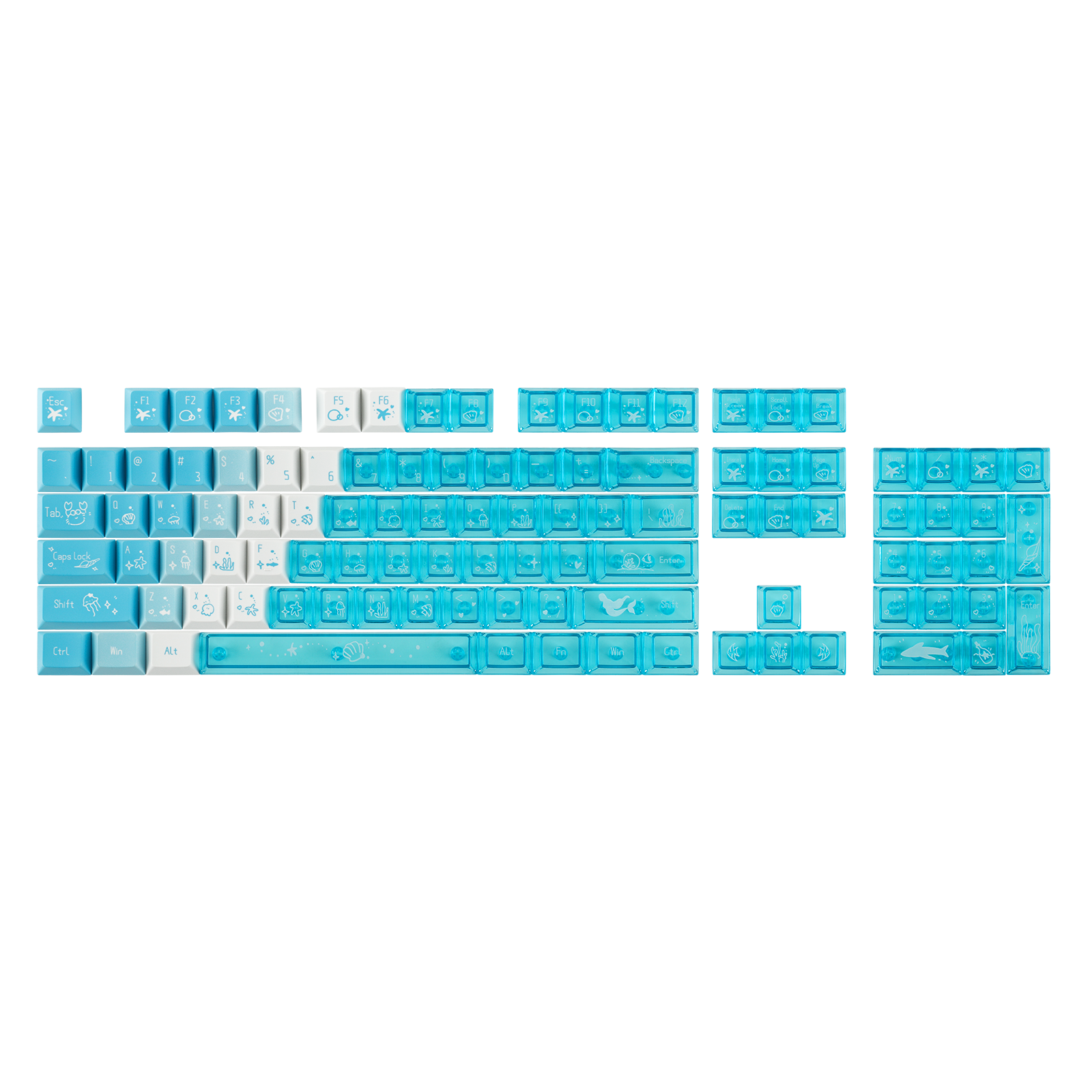 Epomaker DuoChrome Keycaps Set