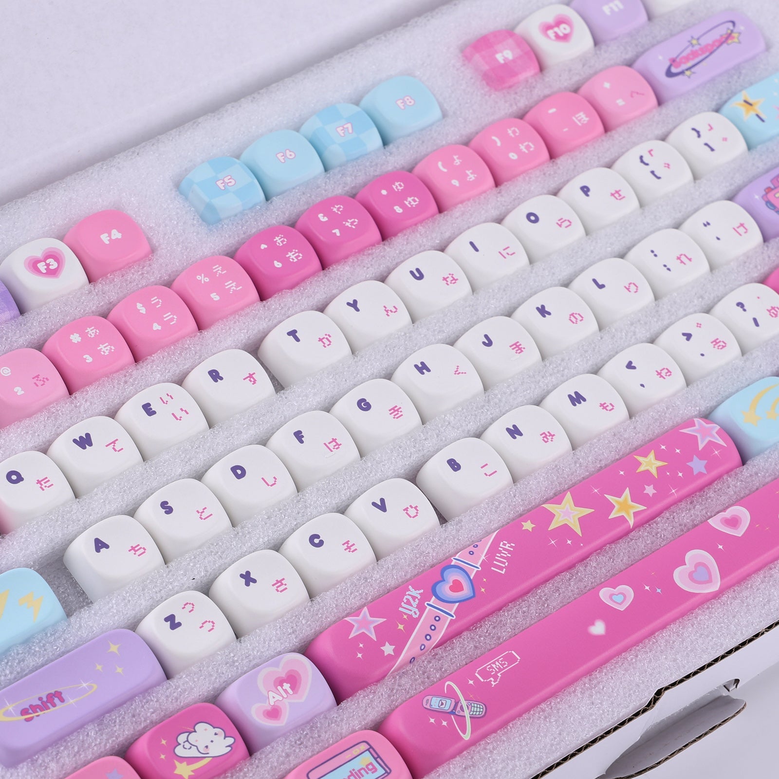 MechLands Blade101 + KiiBOOM x Elyxirine Digital Dreams: Pastel Y2K Keycap Set Bundle