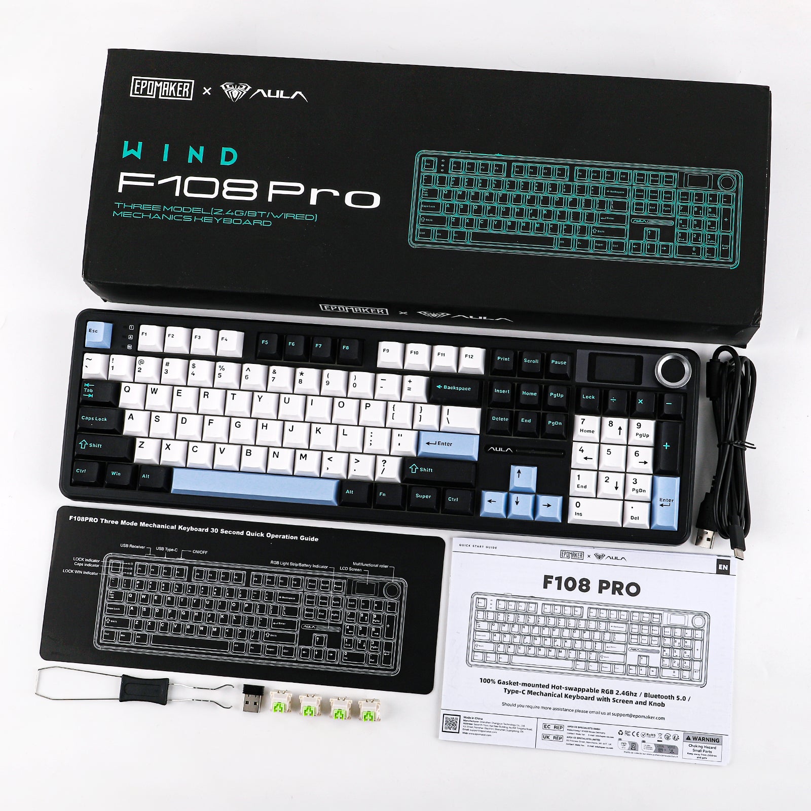 EPOMAKER x AULA F108 PRO