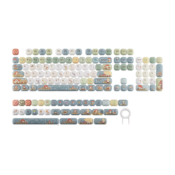 KiiBOOM Little Shroom Pack Keycap Set