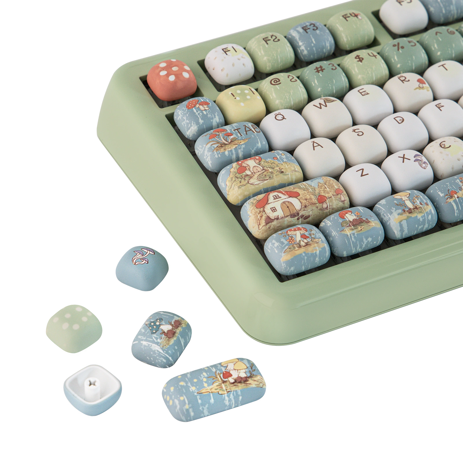 KiiBOOM Little Shroom Pack Keycap Set