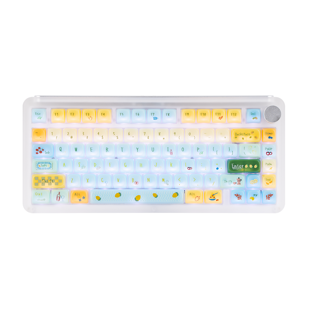 KiiBOOM Sweet Lemon Summer Keycap Set