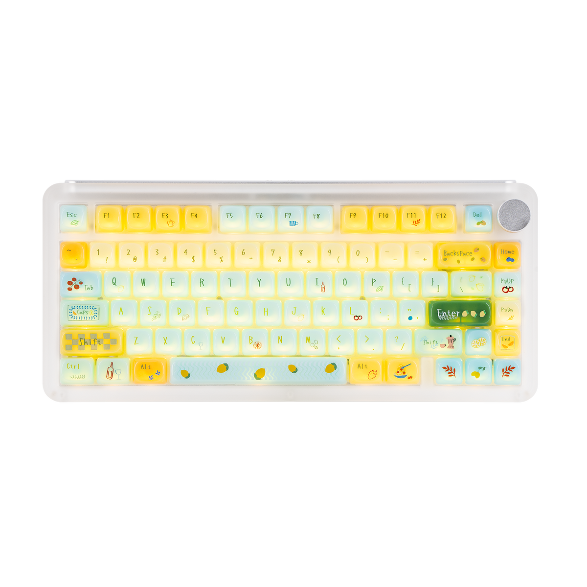 KiiBOOM Sweet Lemon Summer Keycap Set