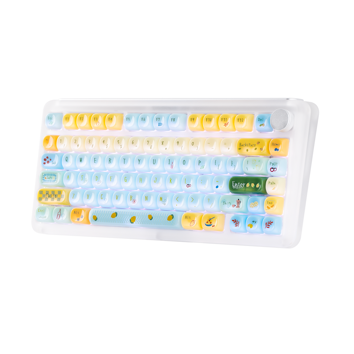 KiiBOOM Sweet Lemon Summer Keycap Set