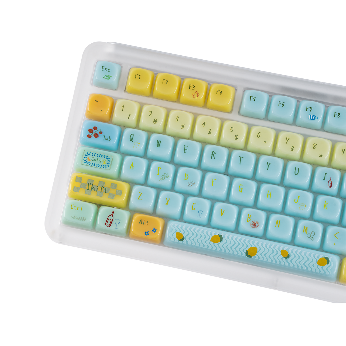 KiiBOOM Sweet Lemon Summer Keycap Set