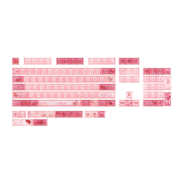 KiiBOOM Rose Quartz Keycap Set