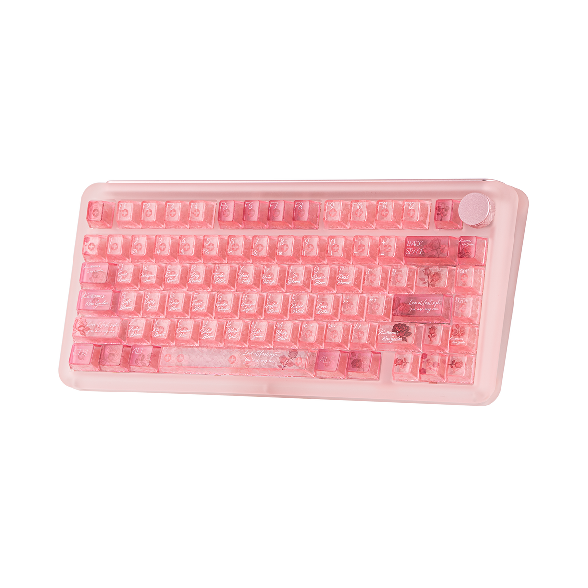 KiiBOOM Rose Quartz Keycap Set