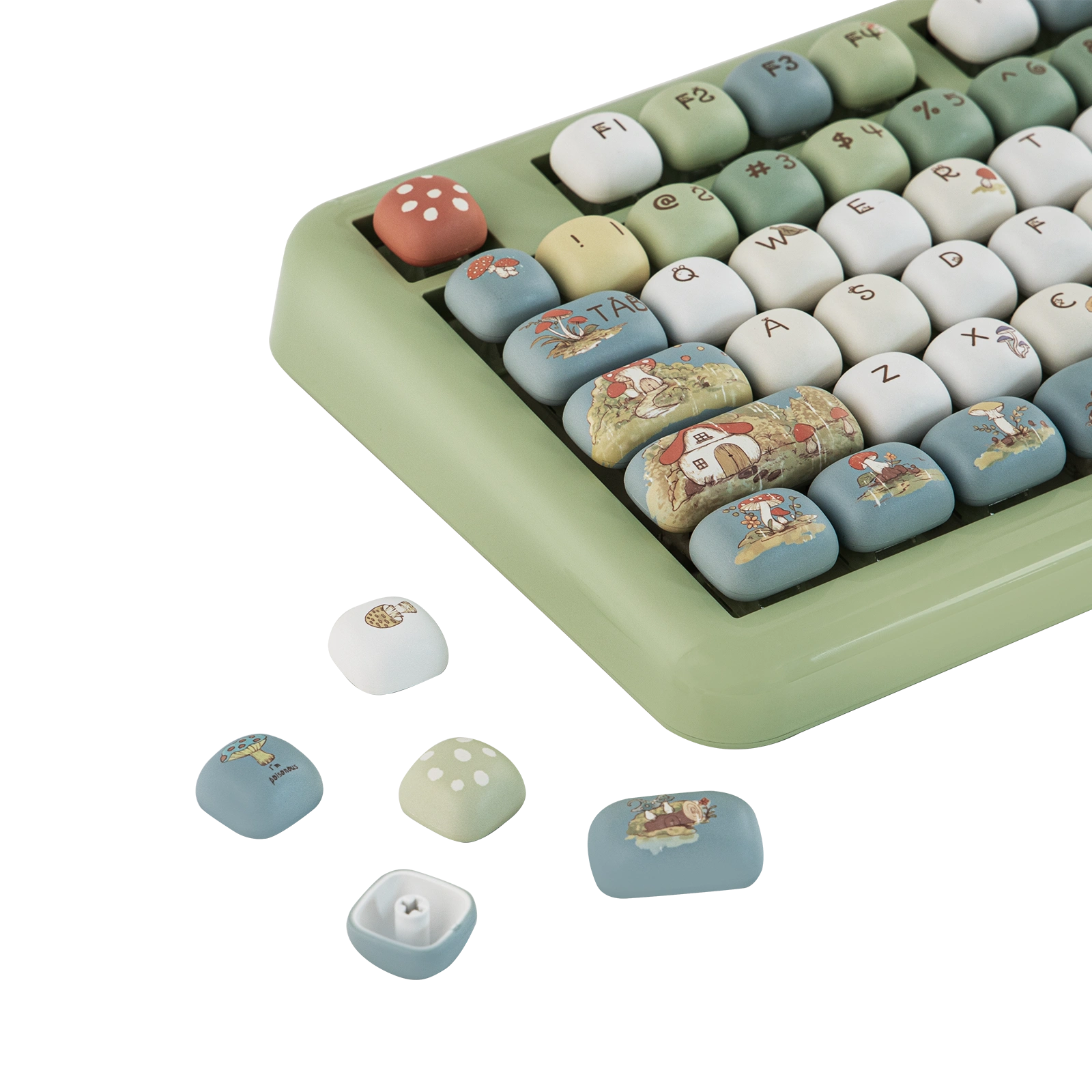 KiiBOOM Little Shroom Pack Keycap Set