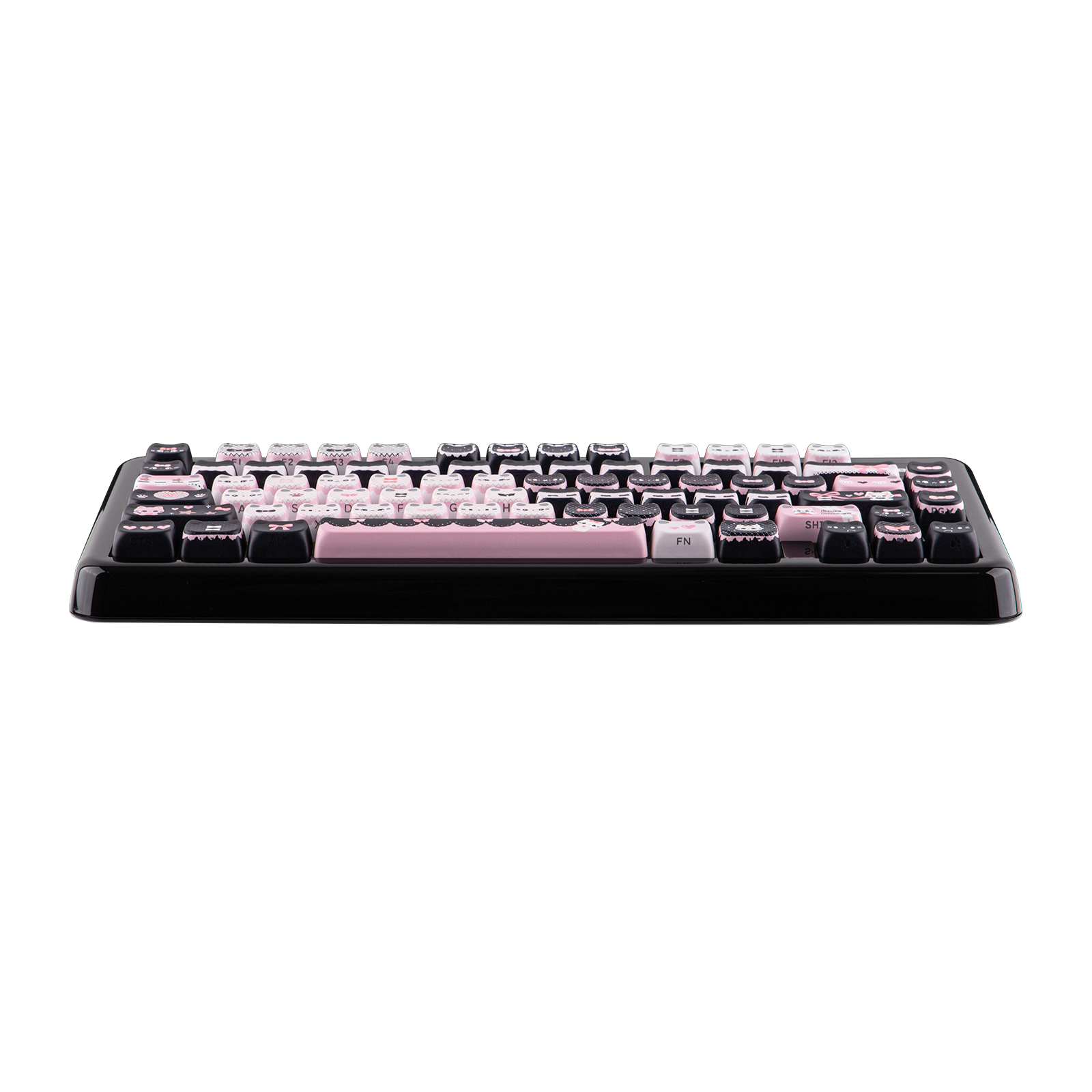 KiiBOOM Pink Meow & Meow Bow Keycap Set