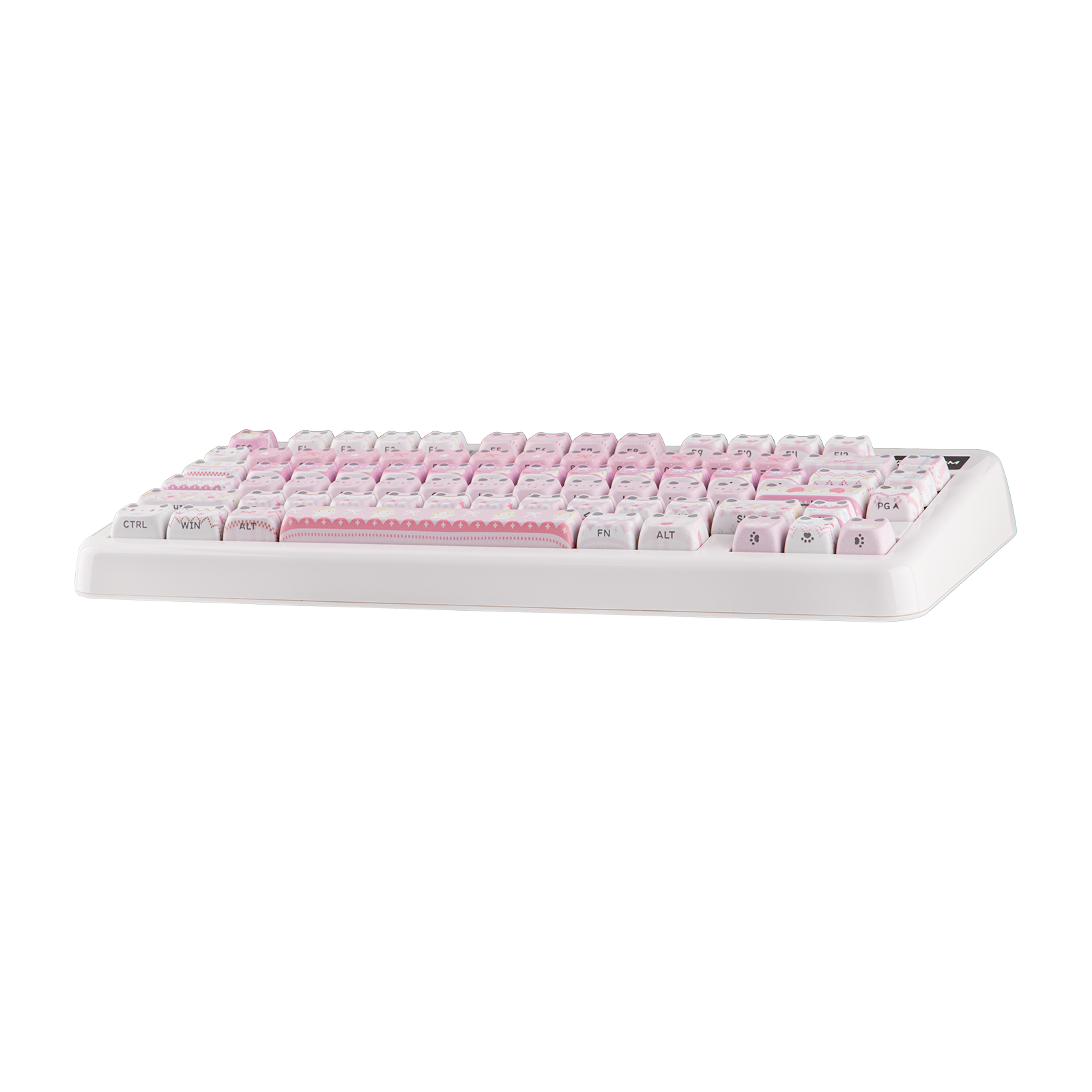 KiiBOOM Pink Meow & Meow Bow Keycap Set