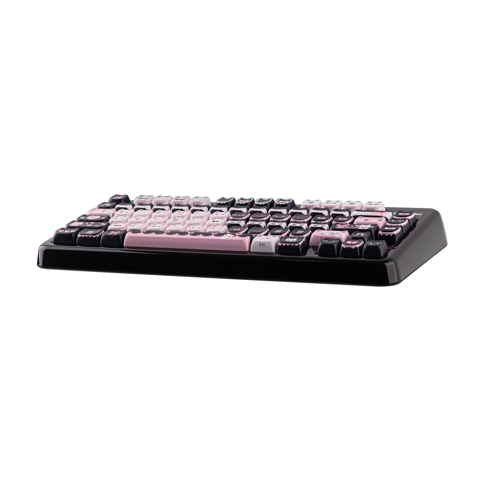 KiiBOOM Pink Meow & Meow Bow Keycap Set