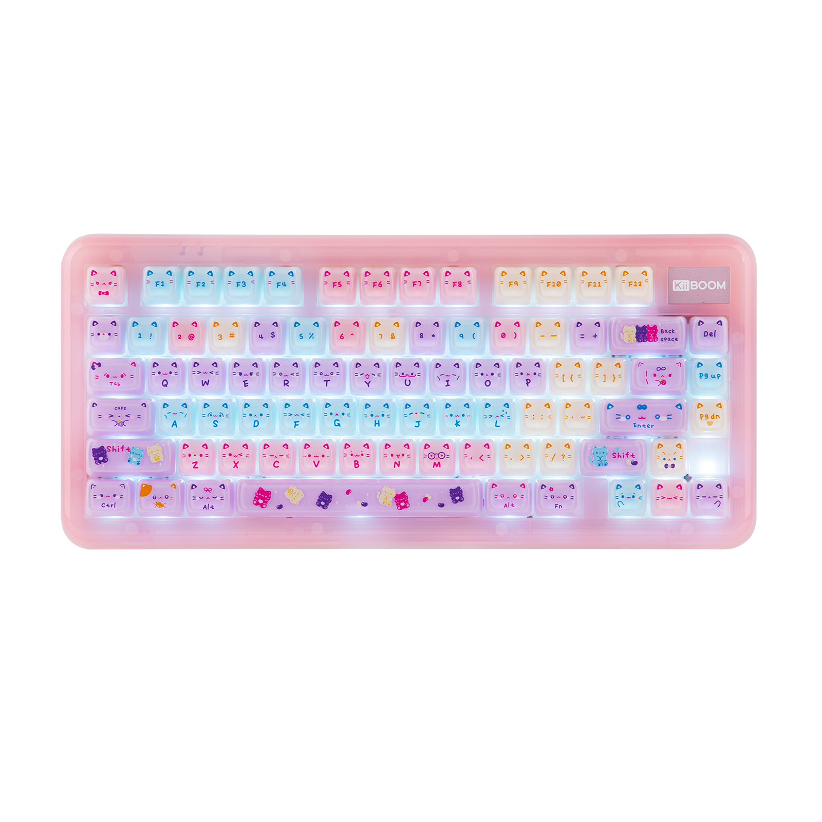 KiiBOOM Meow Pudding V2 PC Keycap Set