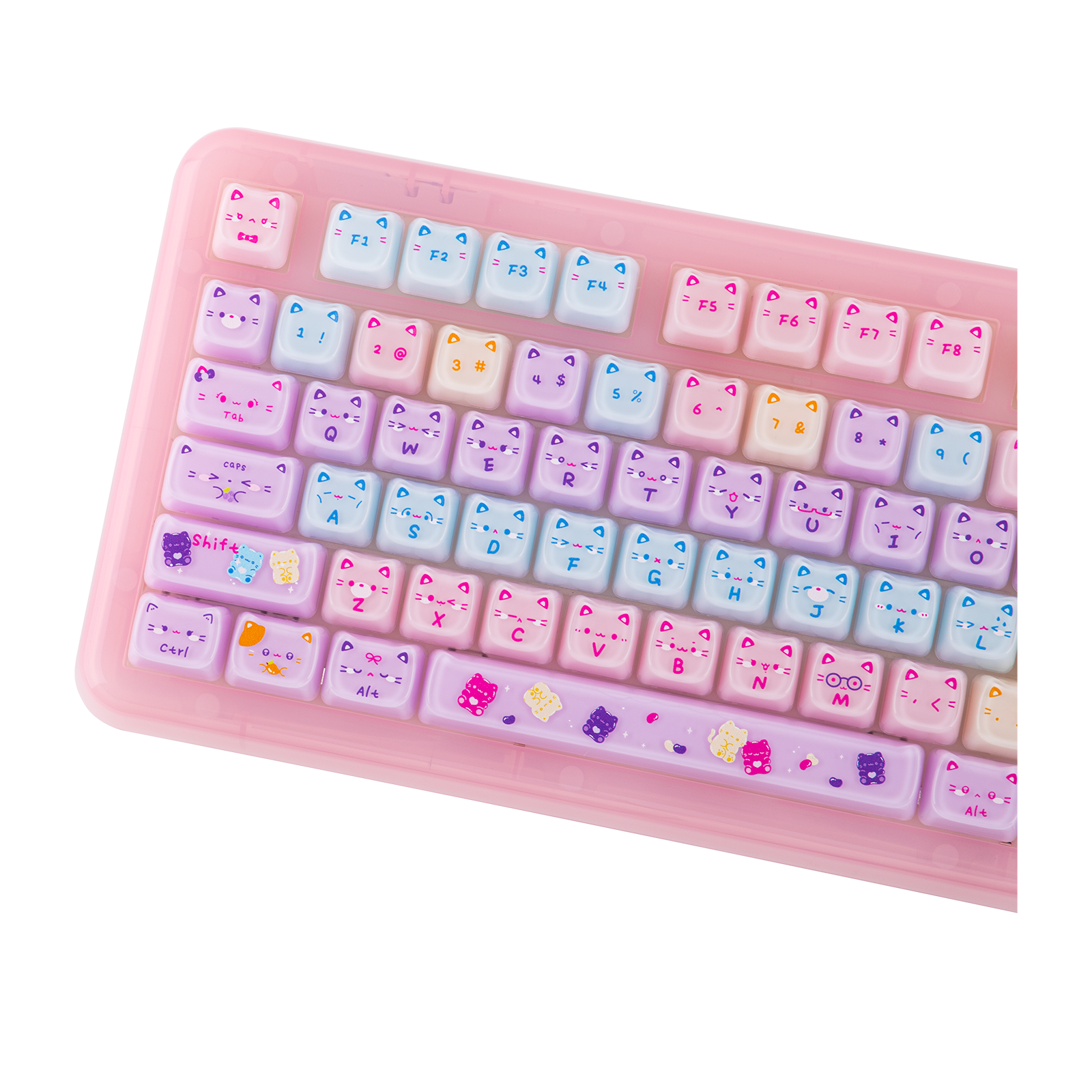 KiiBOOM Meow Pudding V2 PC Keycap Set