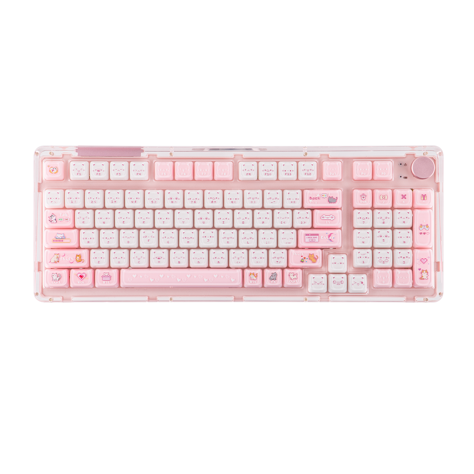 KiiBOOM Mewsic Jelly Keycap Set