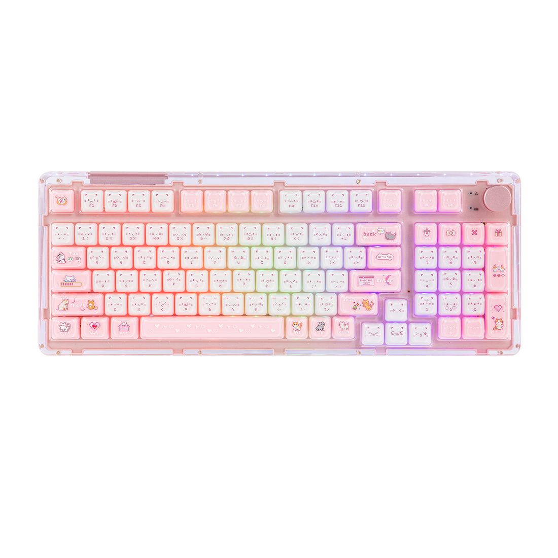 KiiBOOM Mewsic Jelly Keycap Set