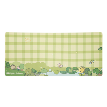 KiiBOOM X Cosydiaries Rainy Froggy Day Desk Mat