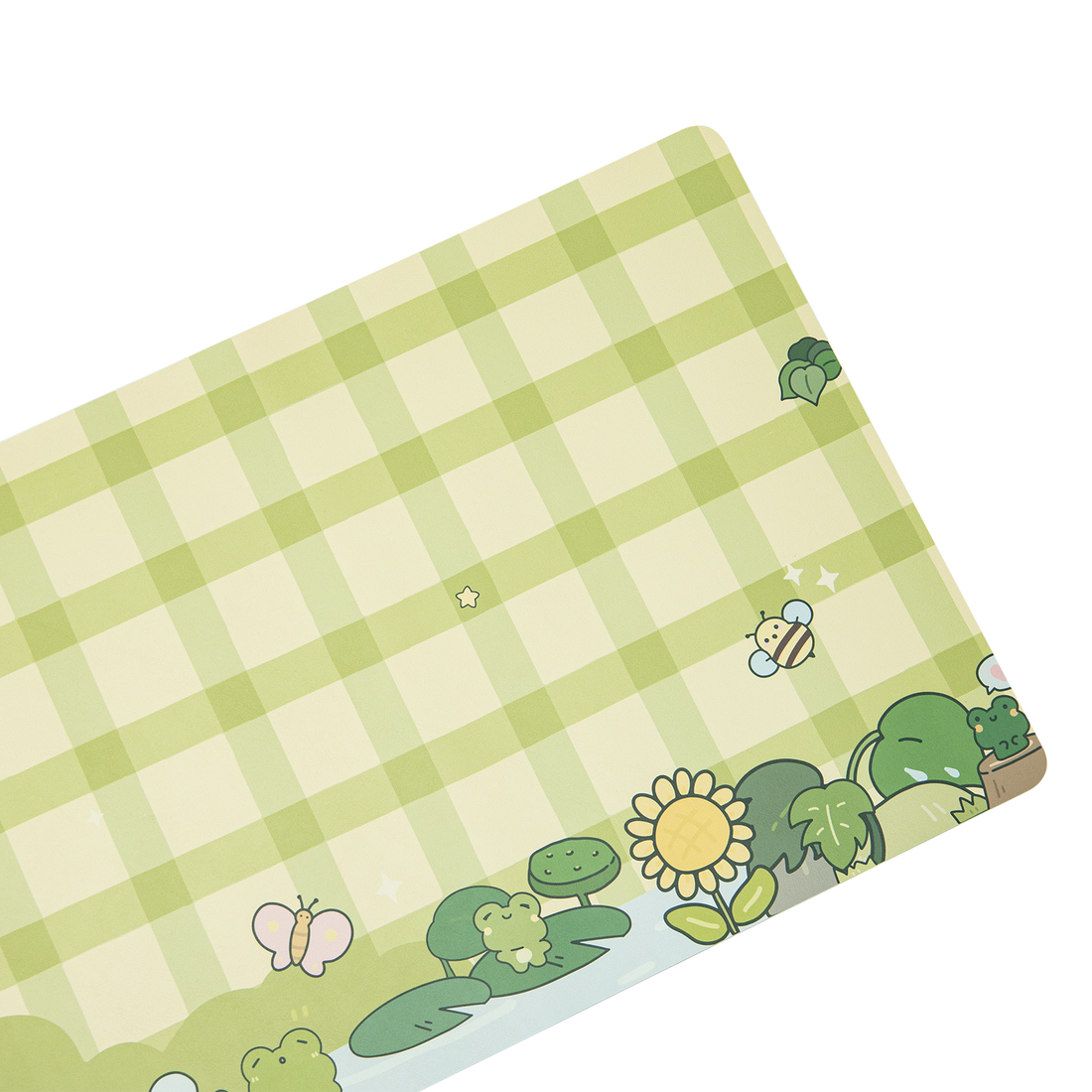 KiiBOOM X Cosydiaries Rainy Froggy Day Desk Mat