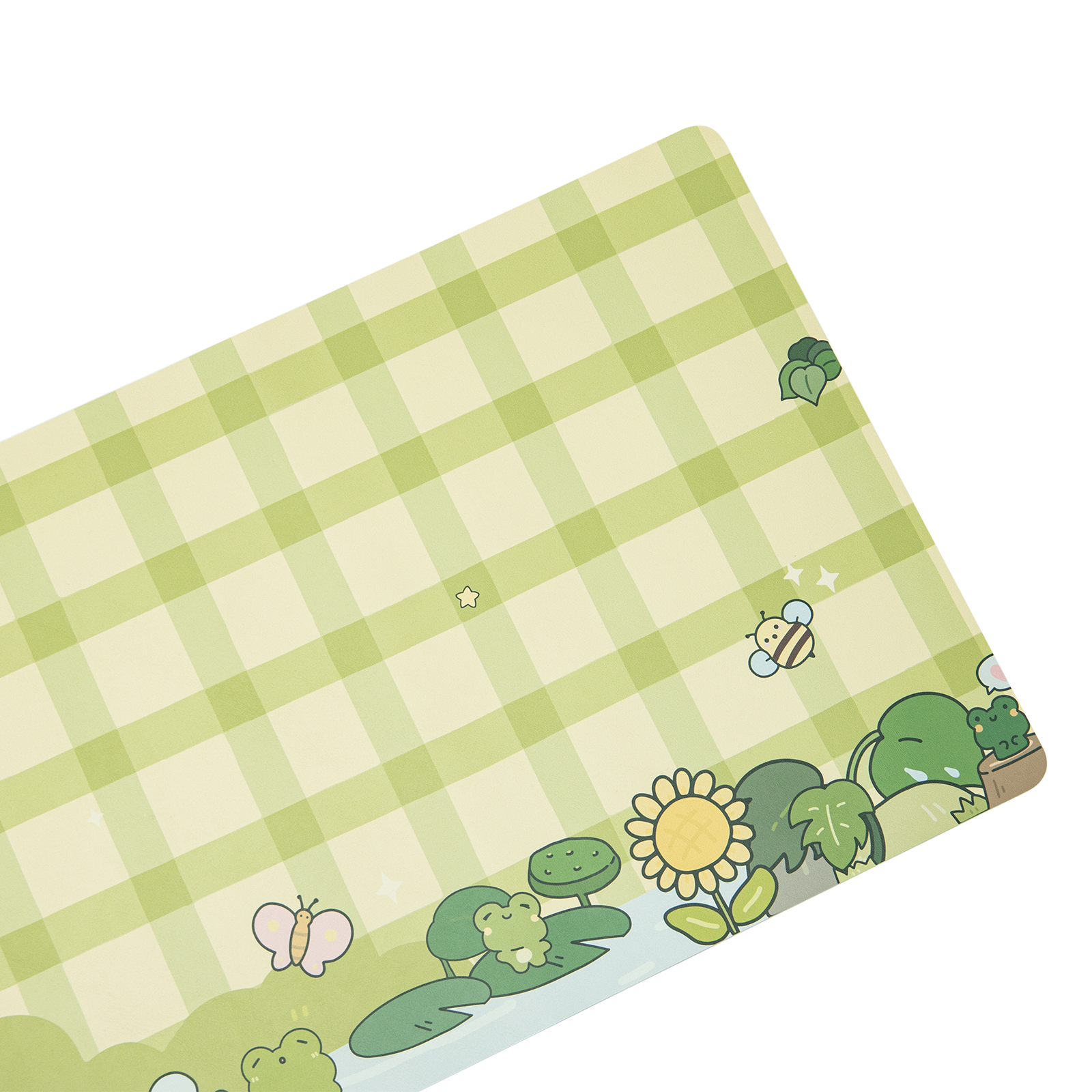 KiiBOOM X Cosydiaries Rainy Froggy Day Desk Mat