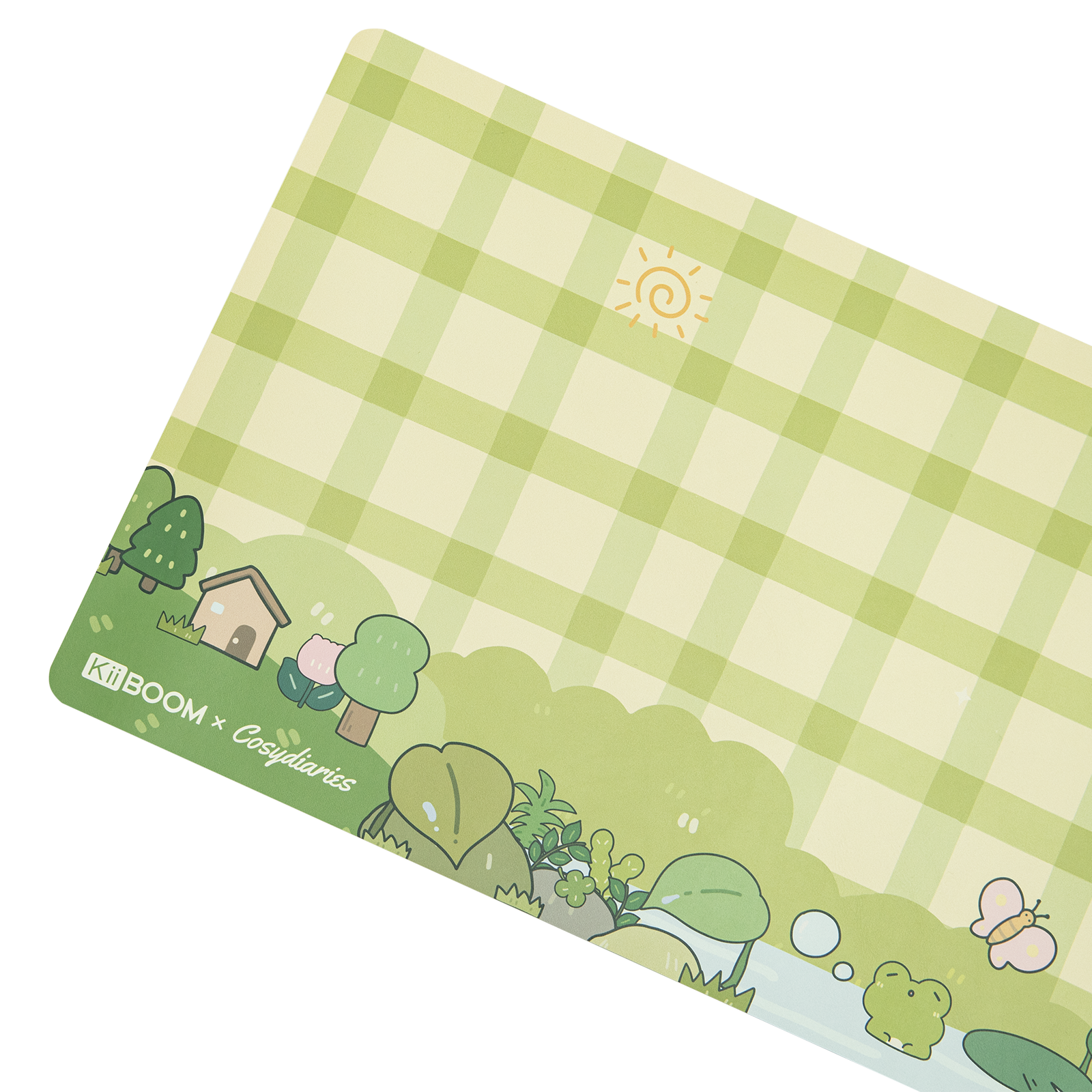 KiiBOOM X Cosydiaries Rainy Froggy Day Desk Mat
