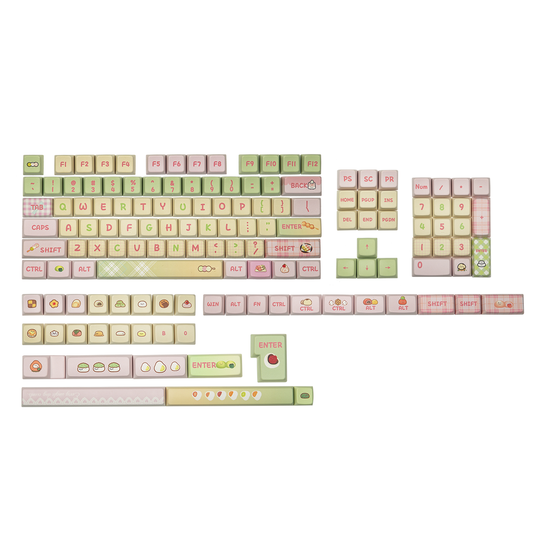 KiiBOOM x Ydmochi Sweet Dango Dream Keycap Set