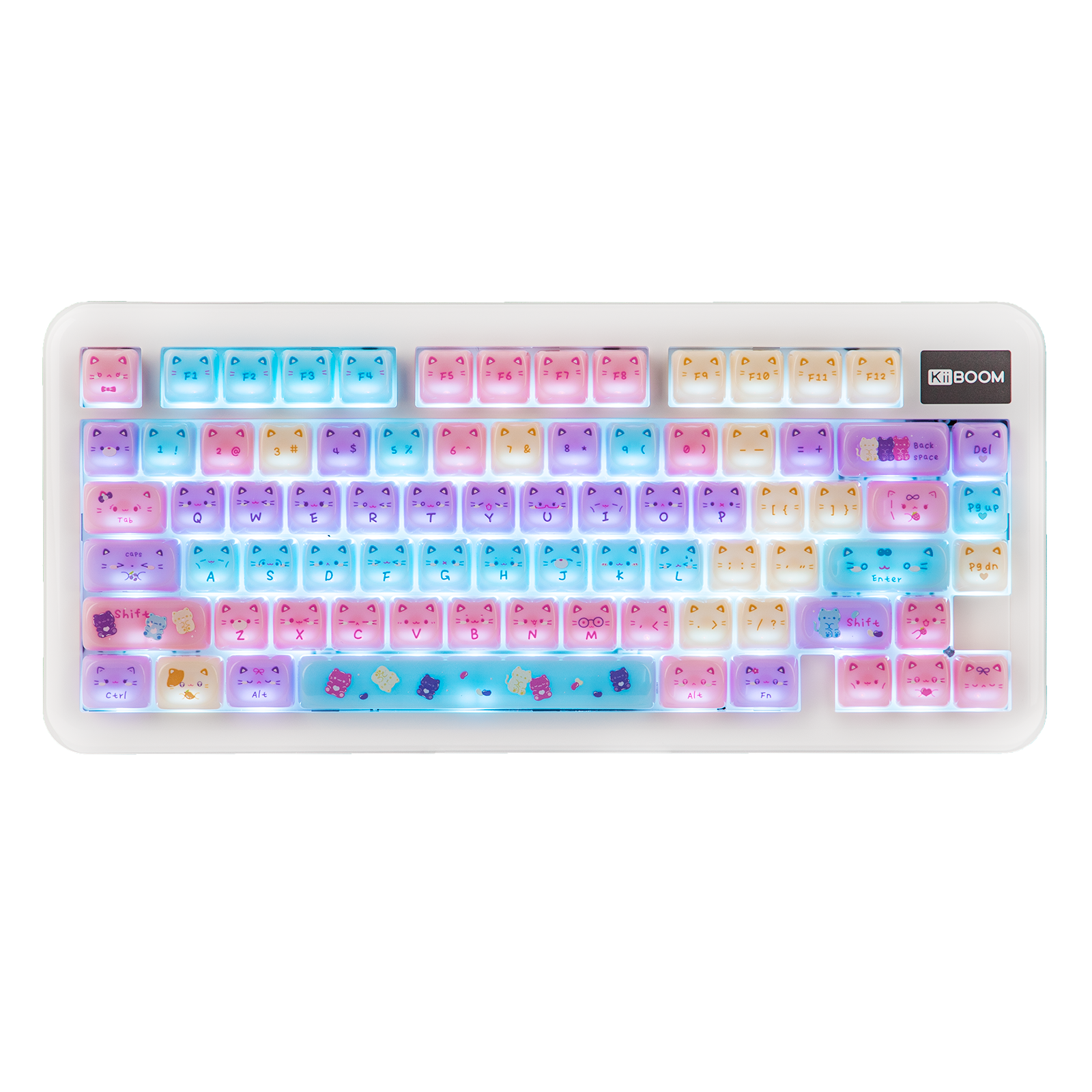 KiiBOOM Meow Pudding PC Keycap Set
