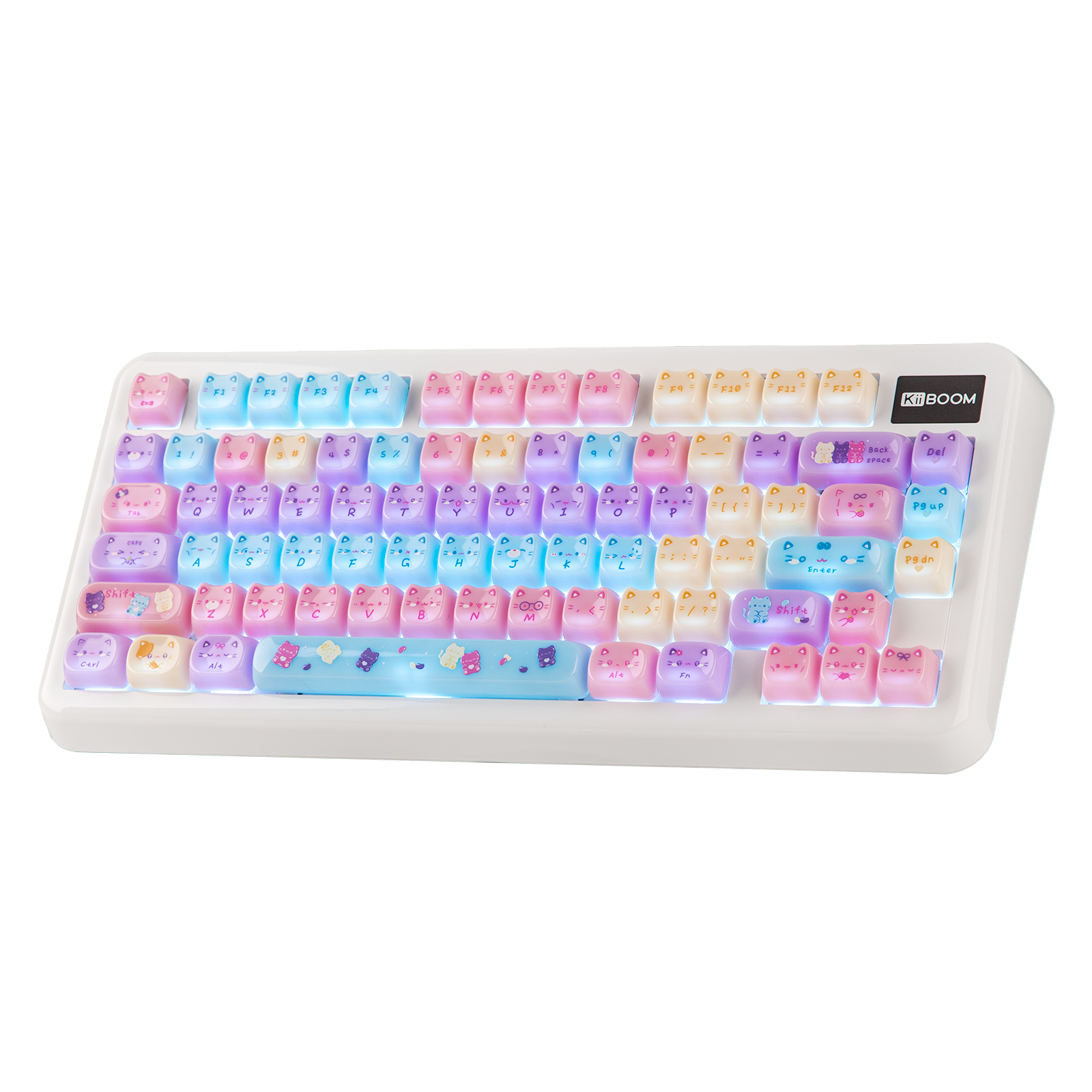 KiiBOOM Meow Pudding PC Keycap Set