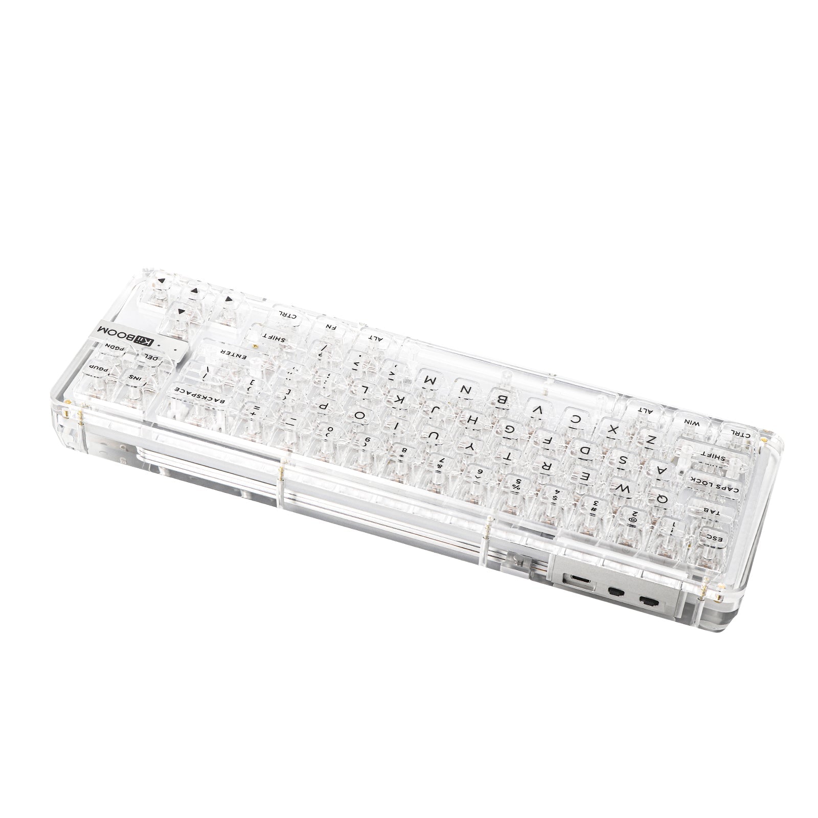 【美品】KiiBoom Phantom 68 ゲーミングキーボード 光る 透明 KiiBOOM Phantom 68